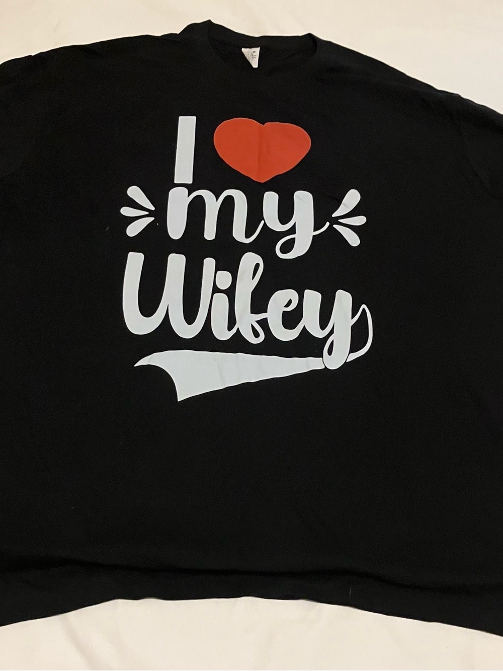 Men’s 3X “I Love My Wifey” Short Sleeve Top Brand New